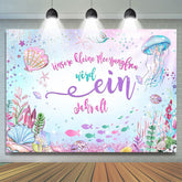 Oneder Der Meer Qualle 1 Geburtstag Hintergrund